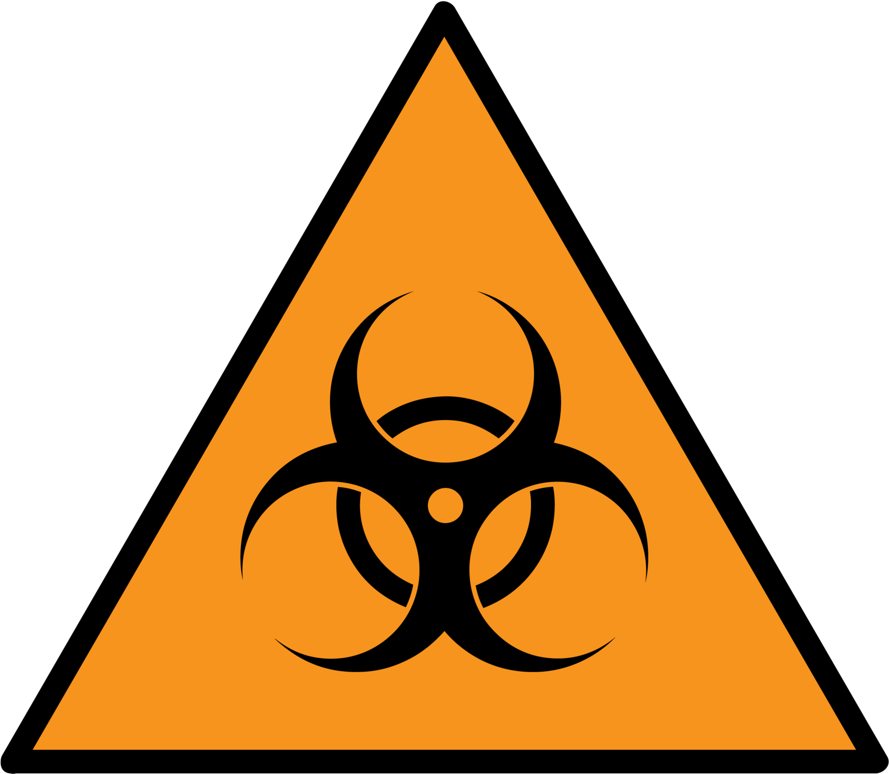 Biohazard Symbol Warning Sign