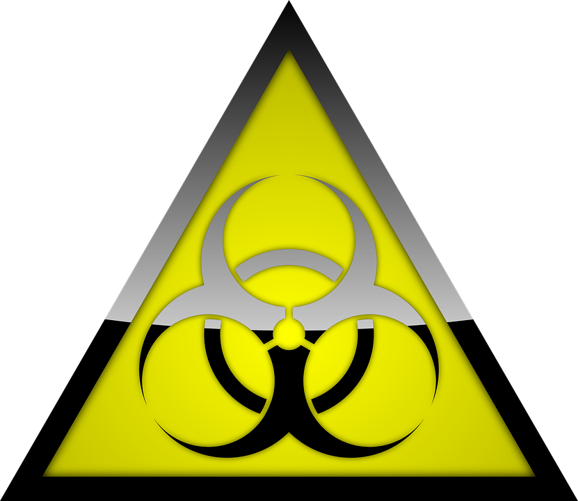 Biohazard Symbol3 D Rendering