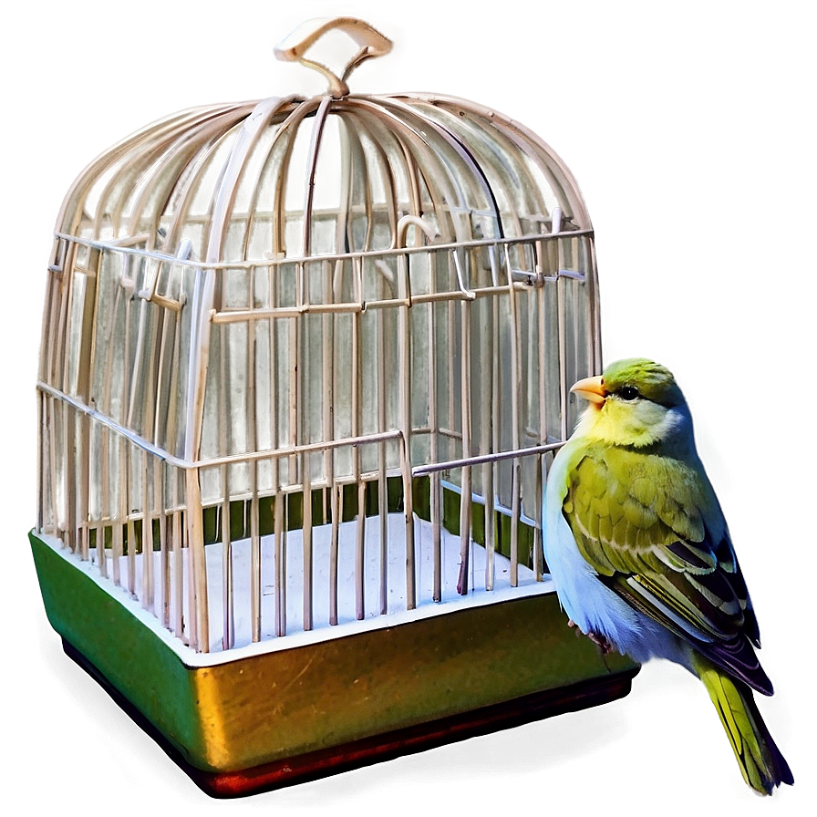 Bird Cage For Canaries Png 06122024