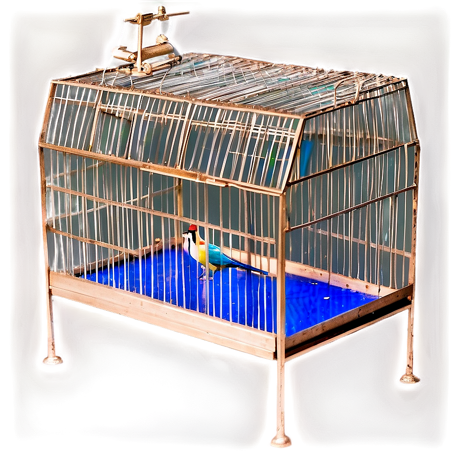 Bird Cage On Stand Png Cug95