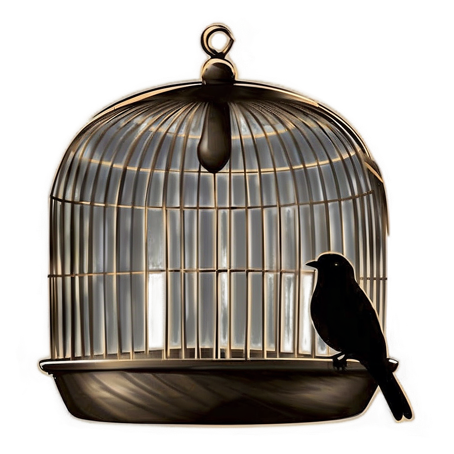 Bird Cage Silhouette Png 84