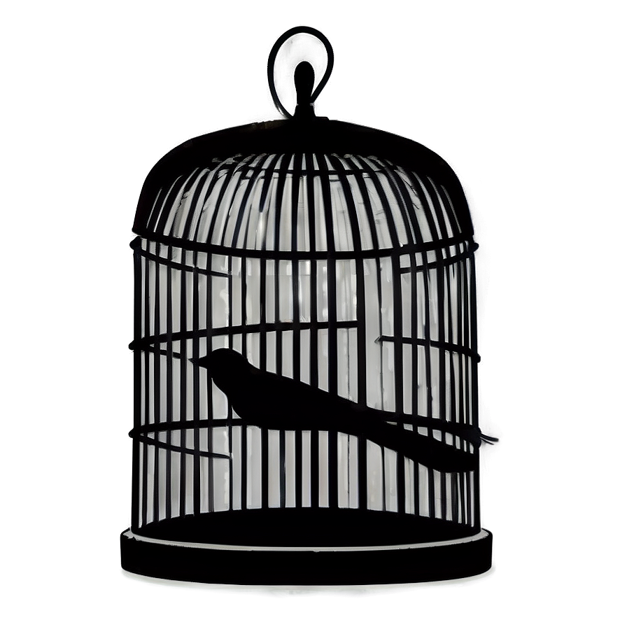 Bird Cage Silhouette Png Elf