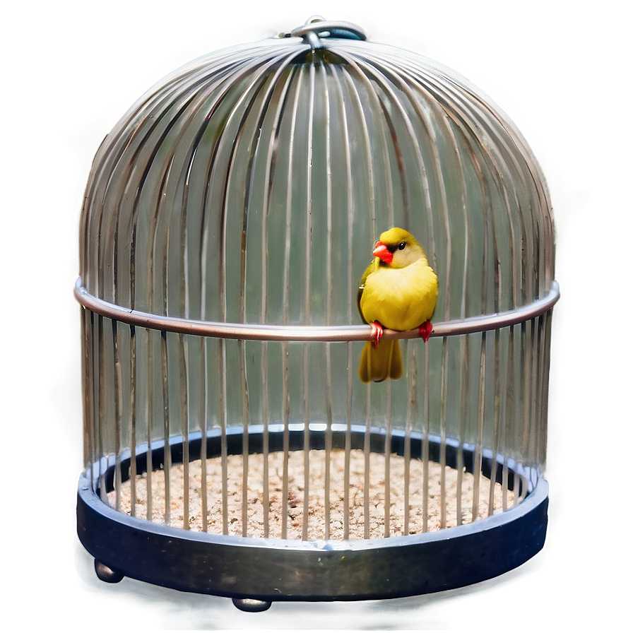 Bird Cage With Swing Png Gjx