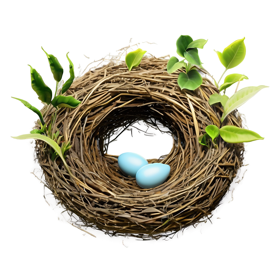 Bird Nest In Foliage Png 58