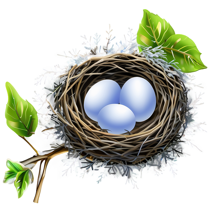 Bird Nest In Winter Png 51