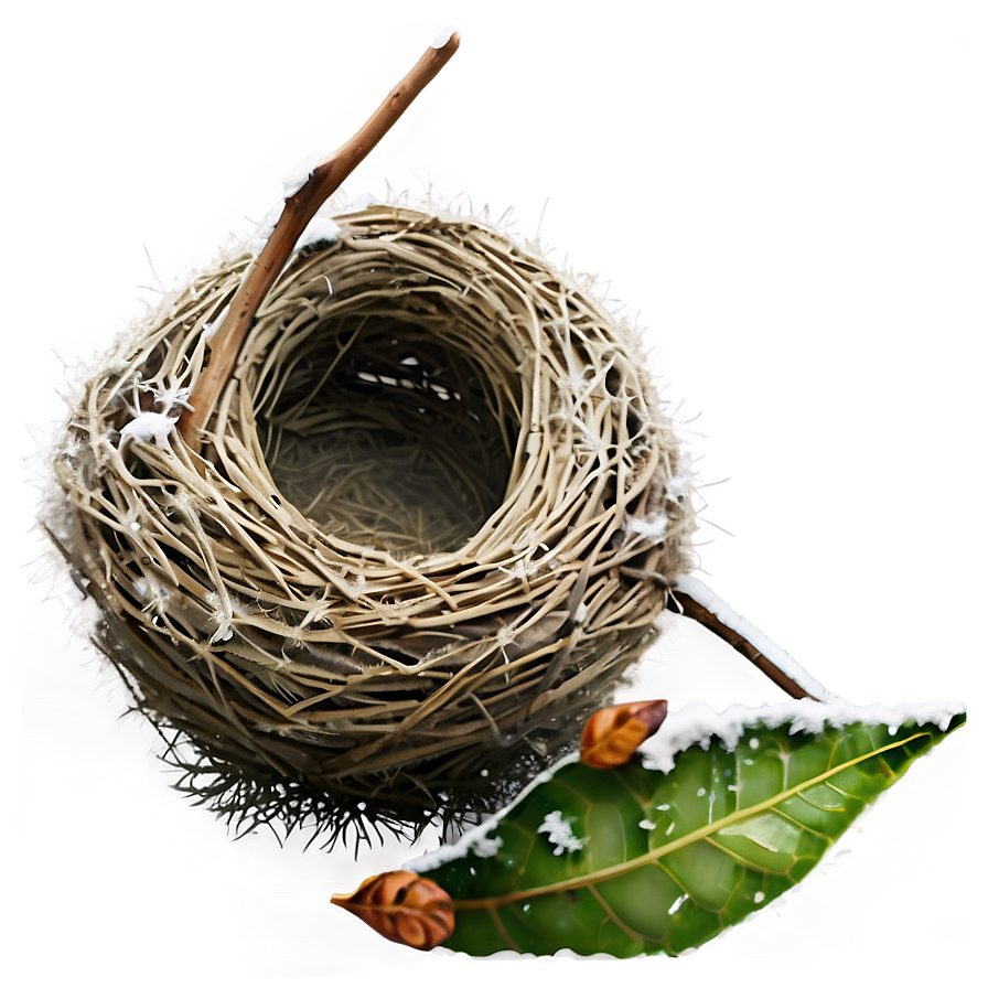 Bird Nest In Winter Png 98