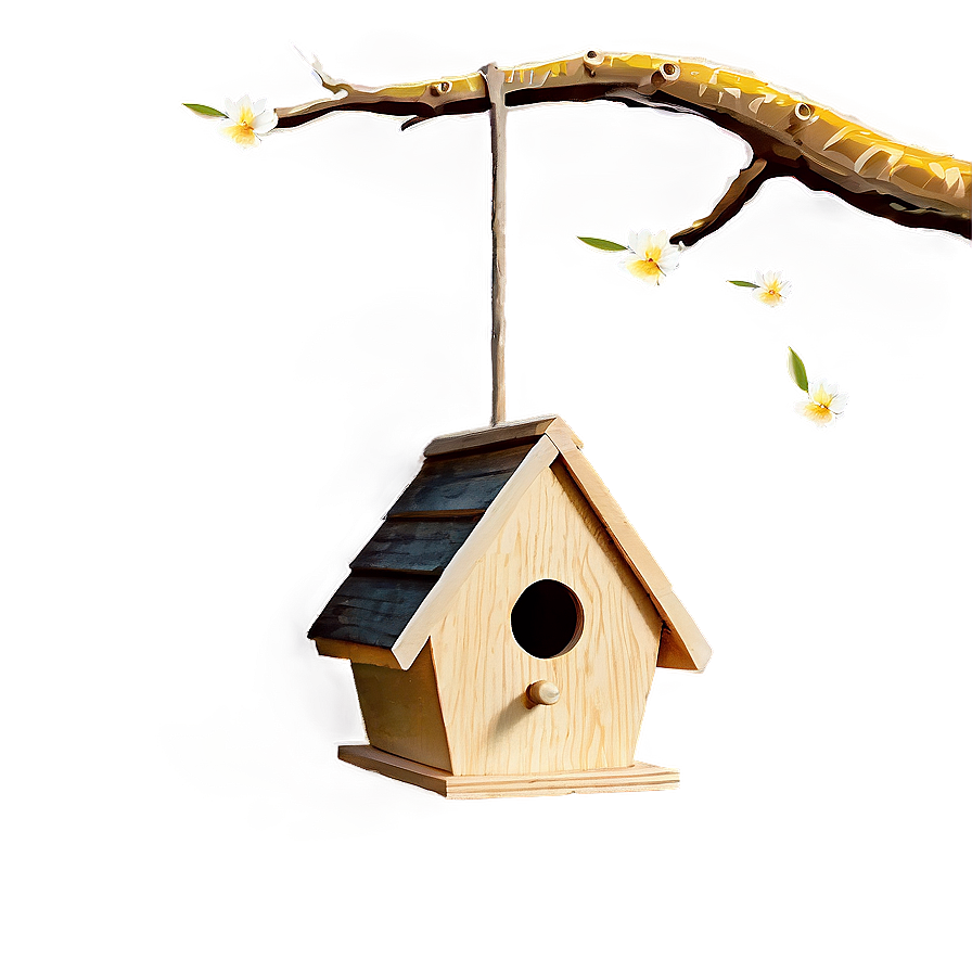 Birdhouse On Tree Png 87