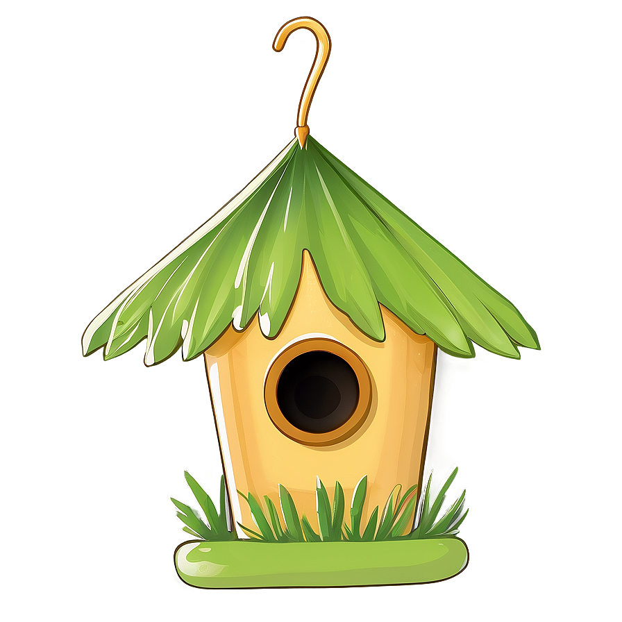 Birdhouse With Roof Png 83