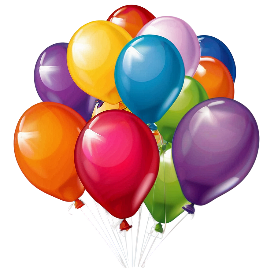 Birthday Balloon Bouquet Png 18