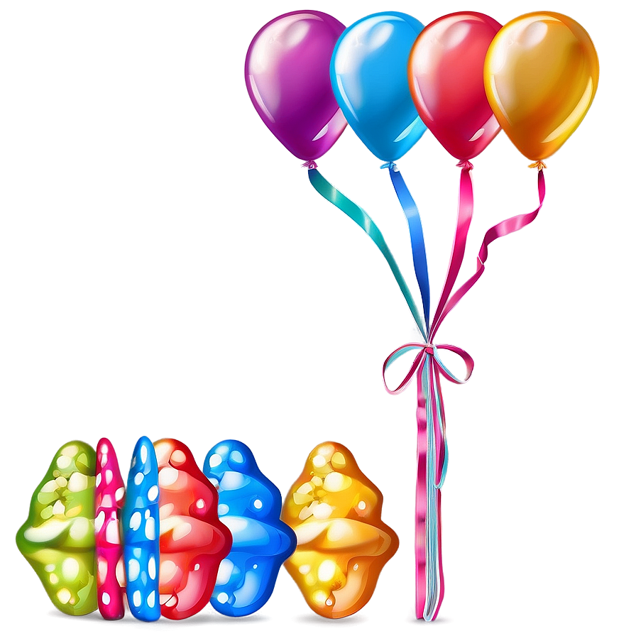 Birthday Balloon Bundle Png 37