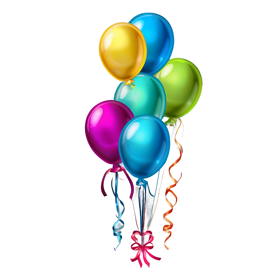 Birthday Balloon Pattern Png Qgd37