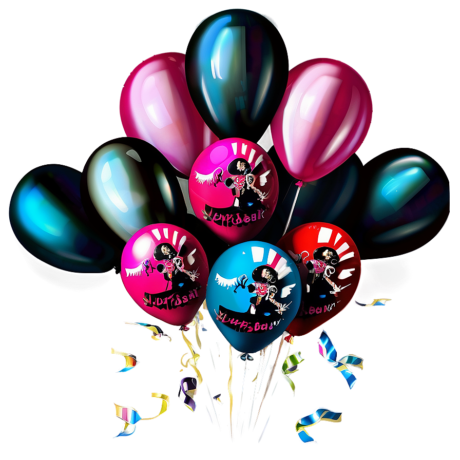 Birthday Balloon Set Png Avb