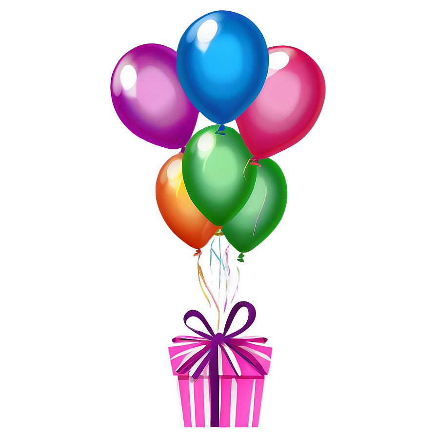 Birthday Balloon Surprise Png Gaf