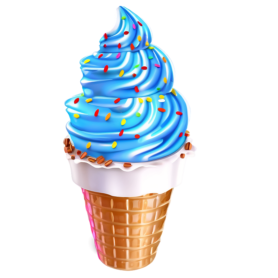 Birthday Cake Ice Cream Sundae Png 45