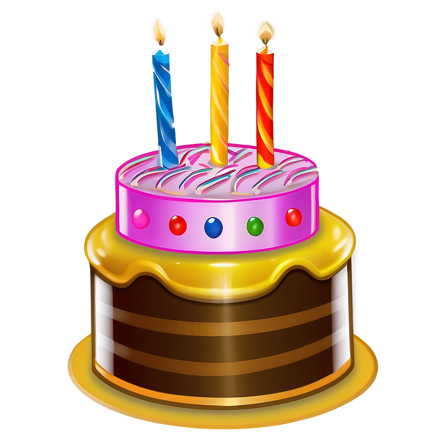 Birthday Cake Illustration Png 41