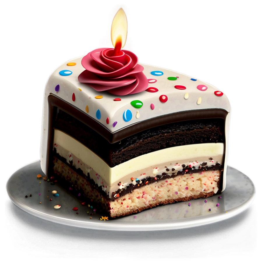 Birthday Cake Slice Png 05042024