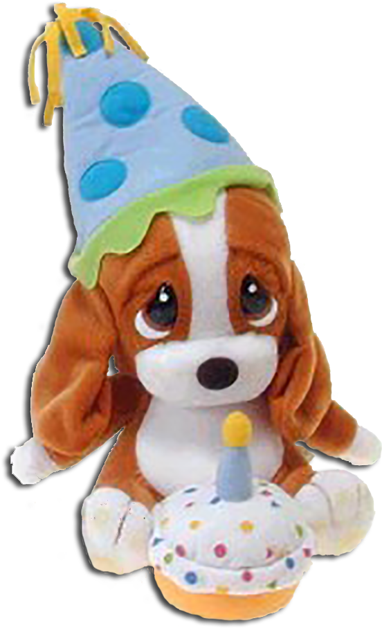 Birthday Celebration Plush Dog Toy