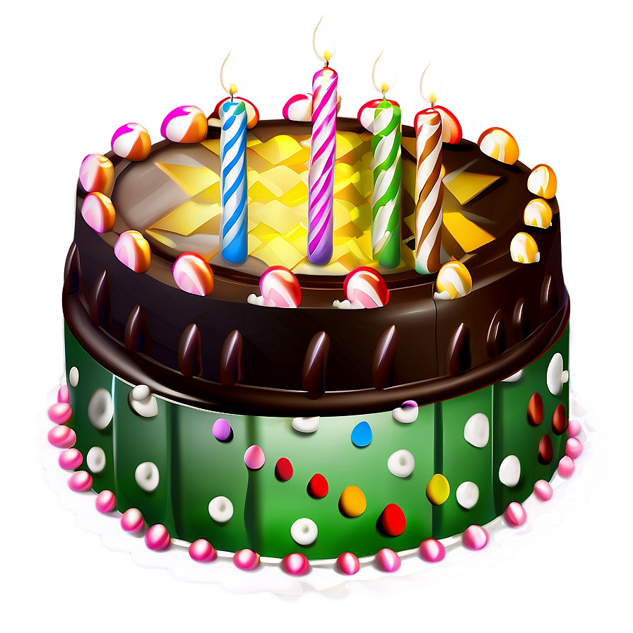 Birthday Chocolate Cake Png 05042024