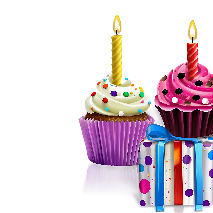 Birthday Cupcake Png Qmx