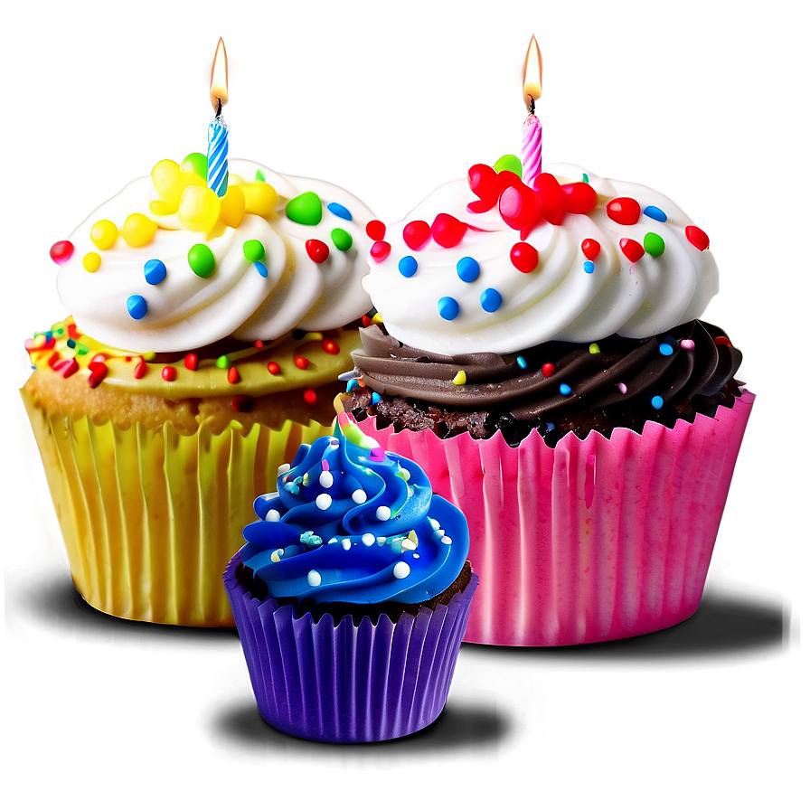 Birthday Cupcakes Png Pyc13