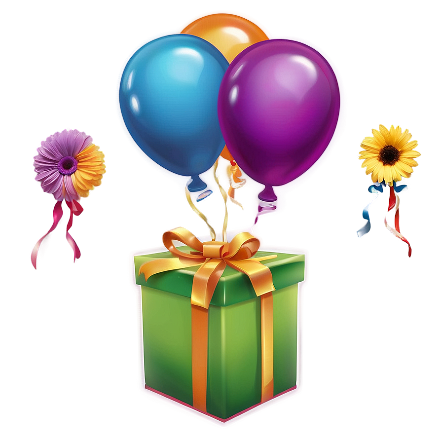 Birthday Flowers Emoji Png 06272024