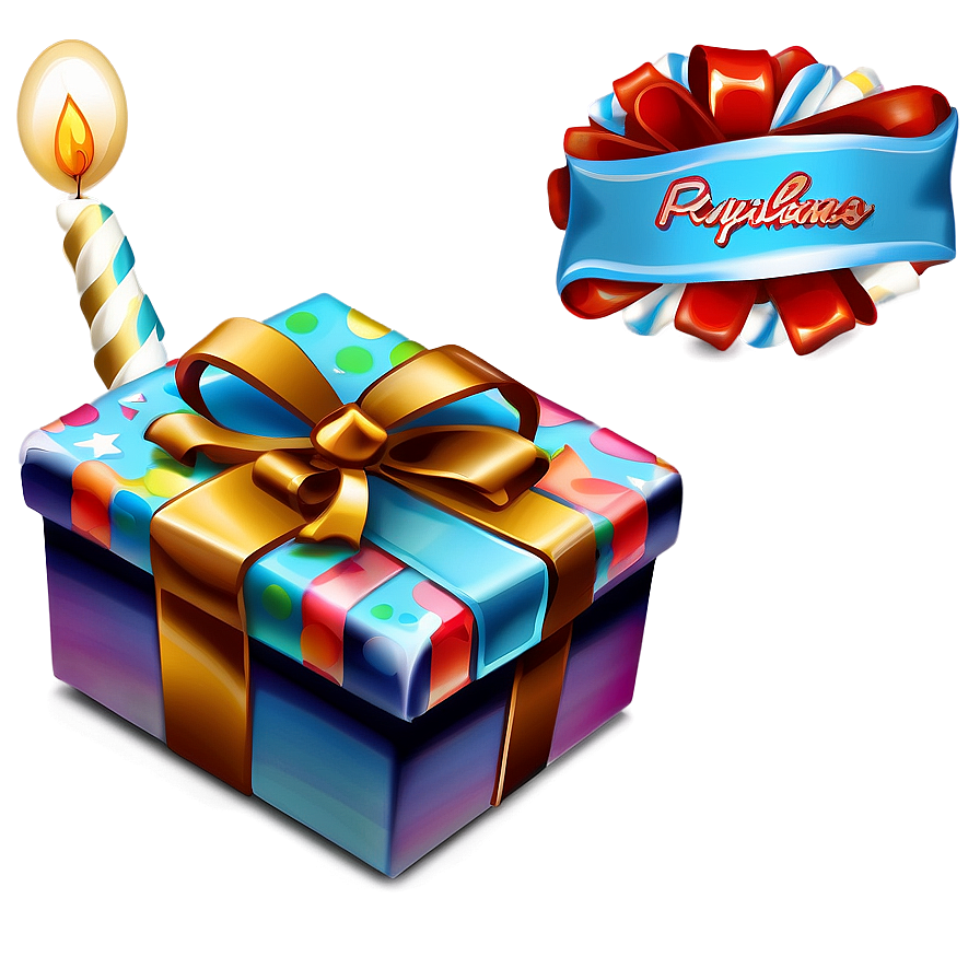 Birthday Gift Box Png 05042024