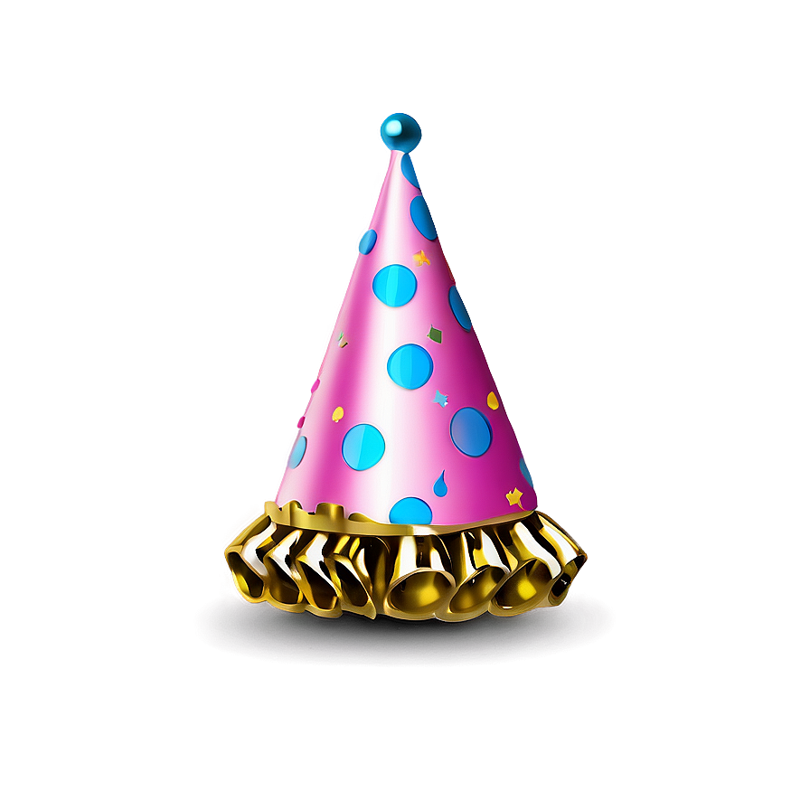 Birthday Hat Confetti Png 05042024