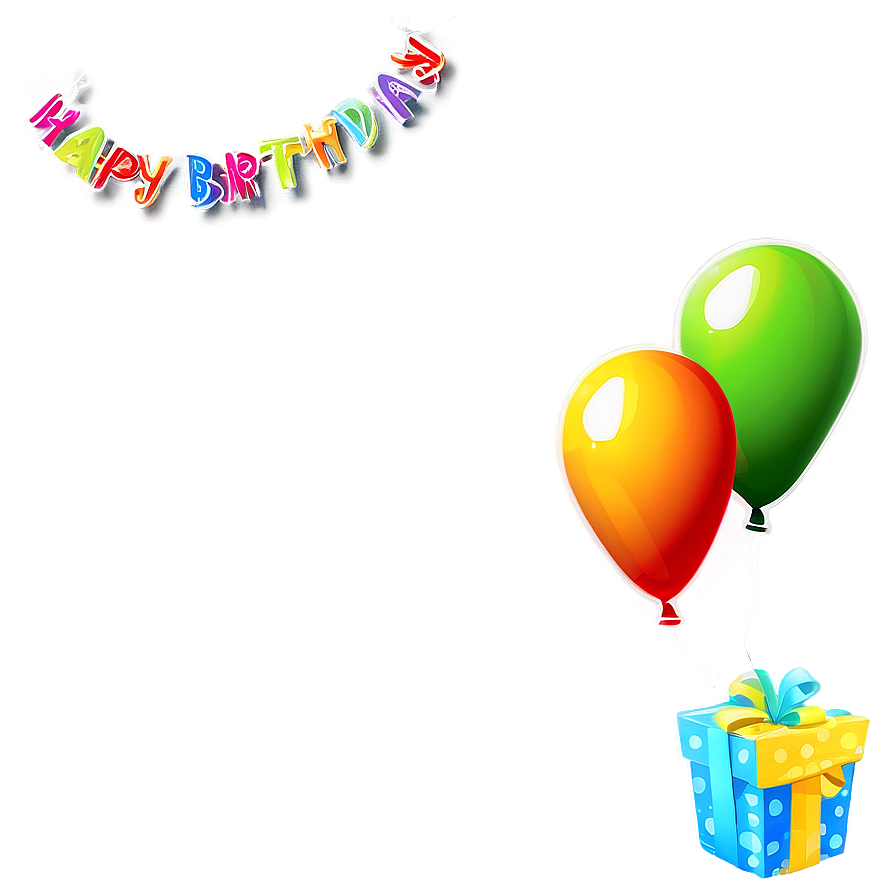 Birthday Helium Balloon Png Pxt13