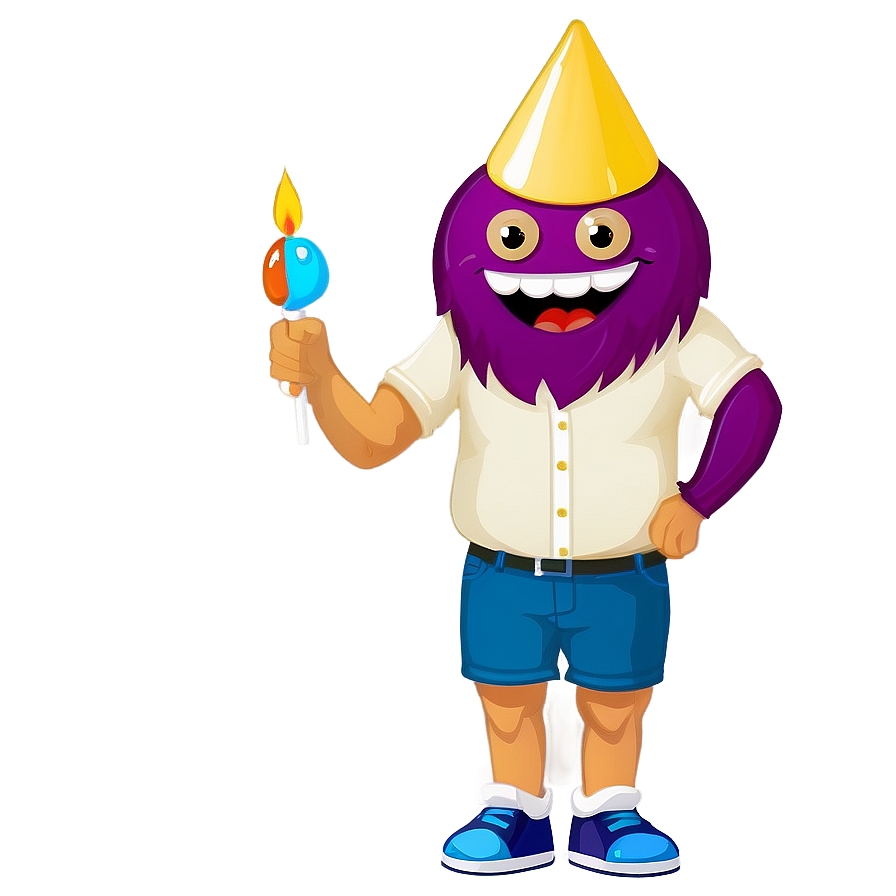 Birthday Mascot Png 16