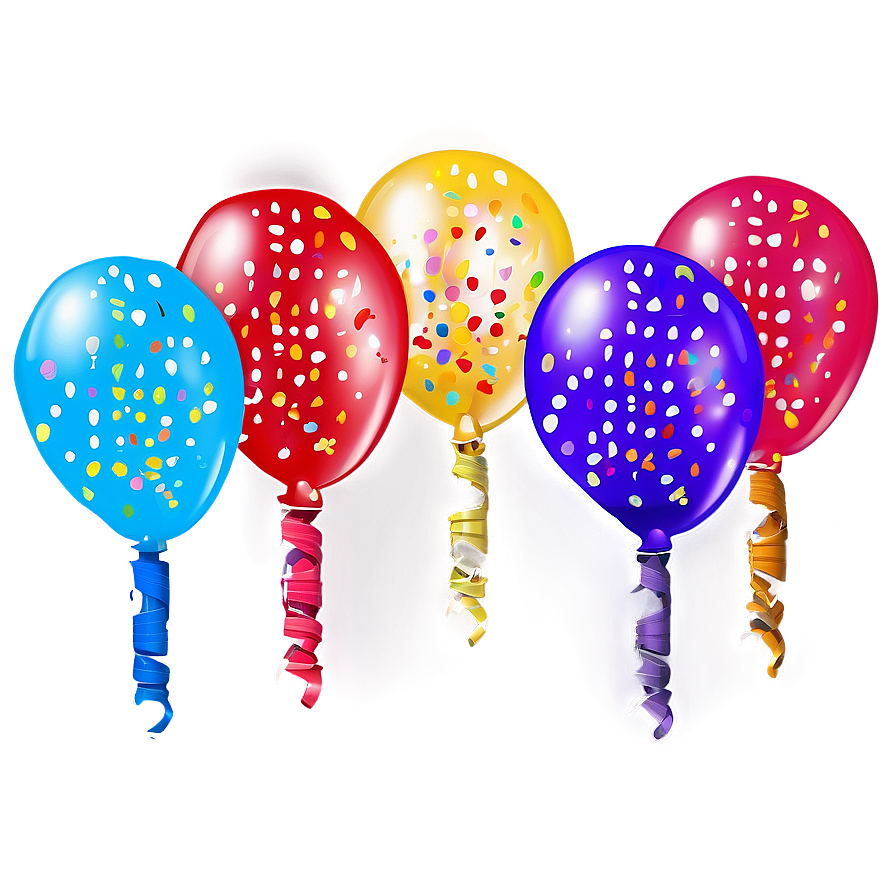 Birthday Party Balloons Png Lqk8