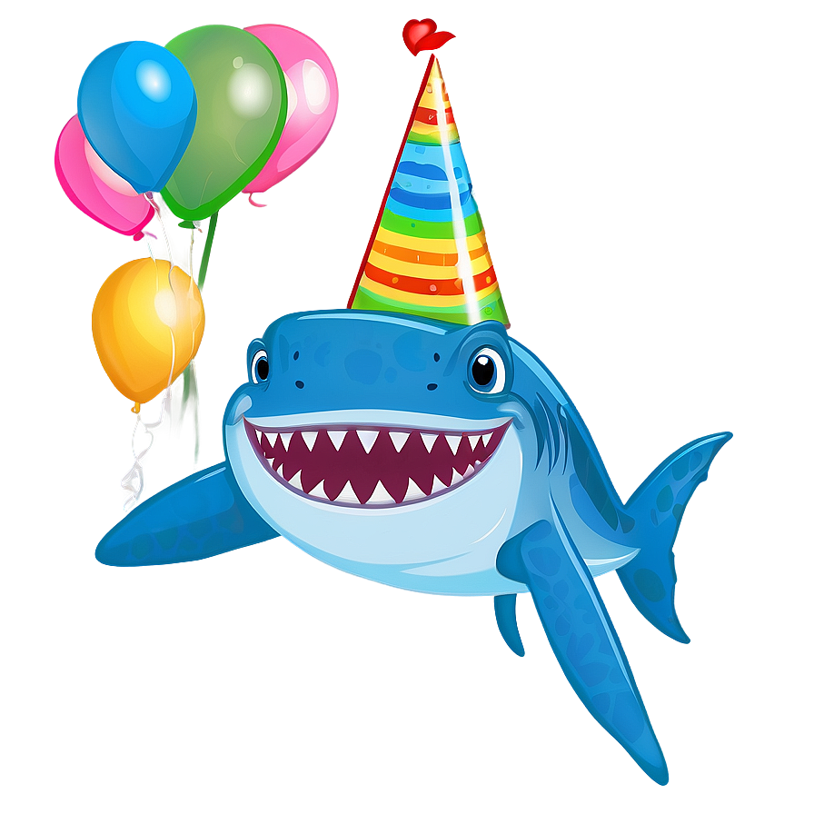 Birthday Shark Happiness Moment Png Eeb93