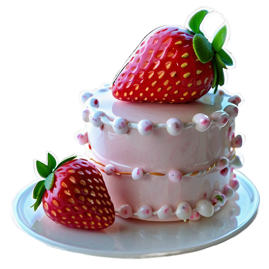 Birthday Strawberry Cute Png 80