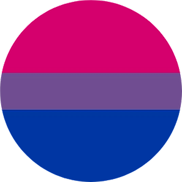 Bisexual Pride Flag Circle