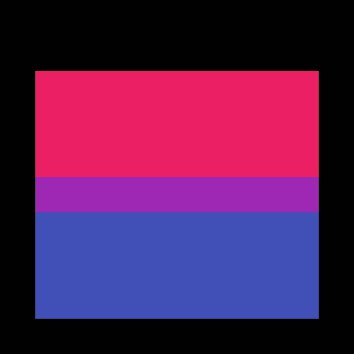 Bisexual Pride Flag Graphic