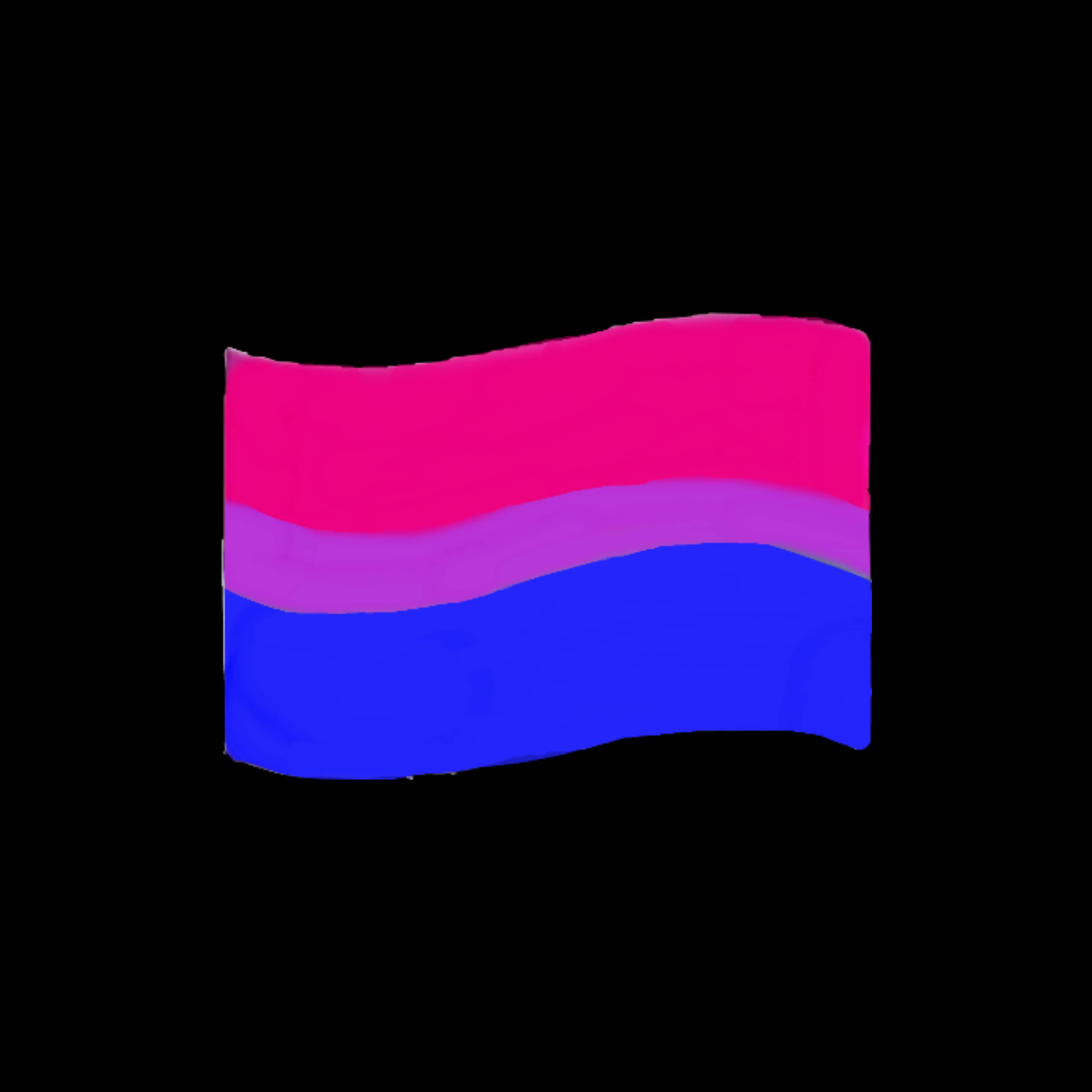 Bisexual Pride Flag Illustration