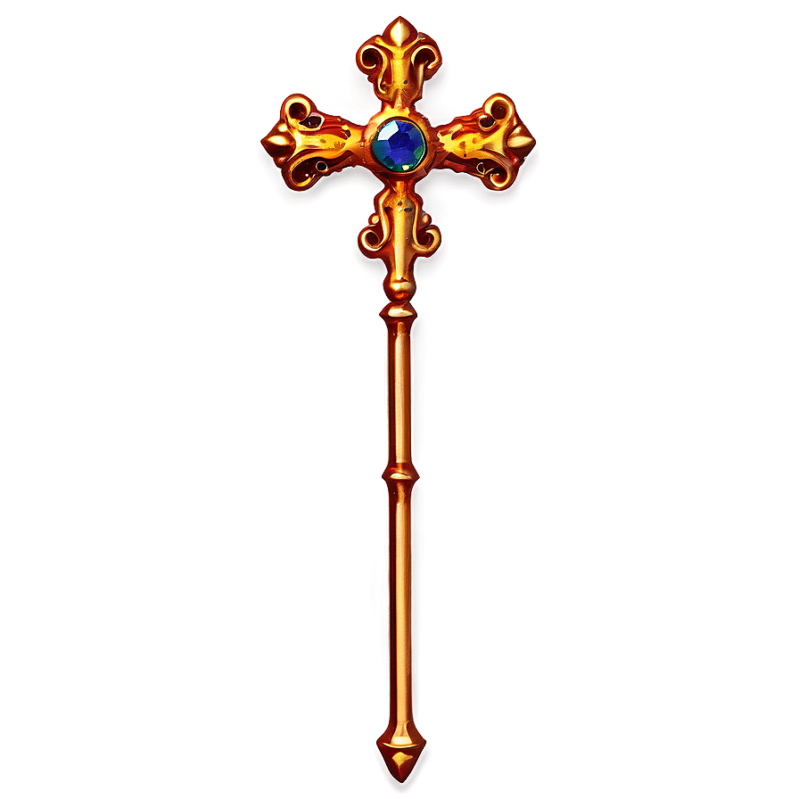 Bishop's Crosier Staff Png Umm