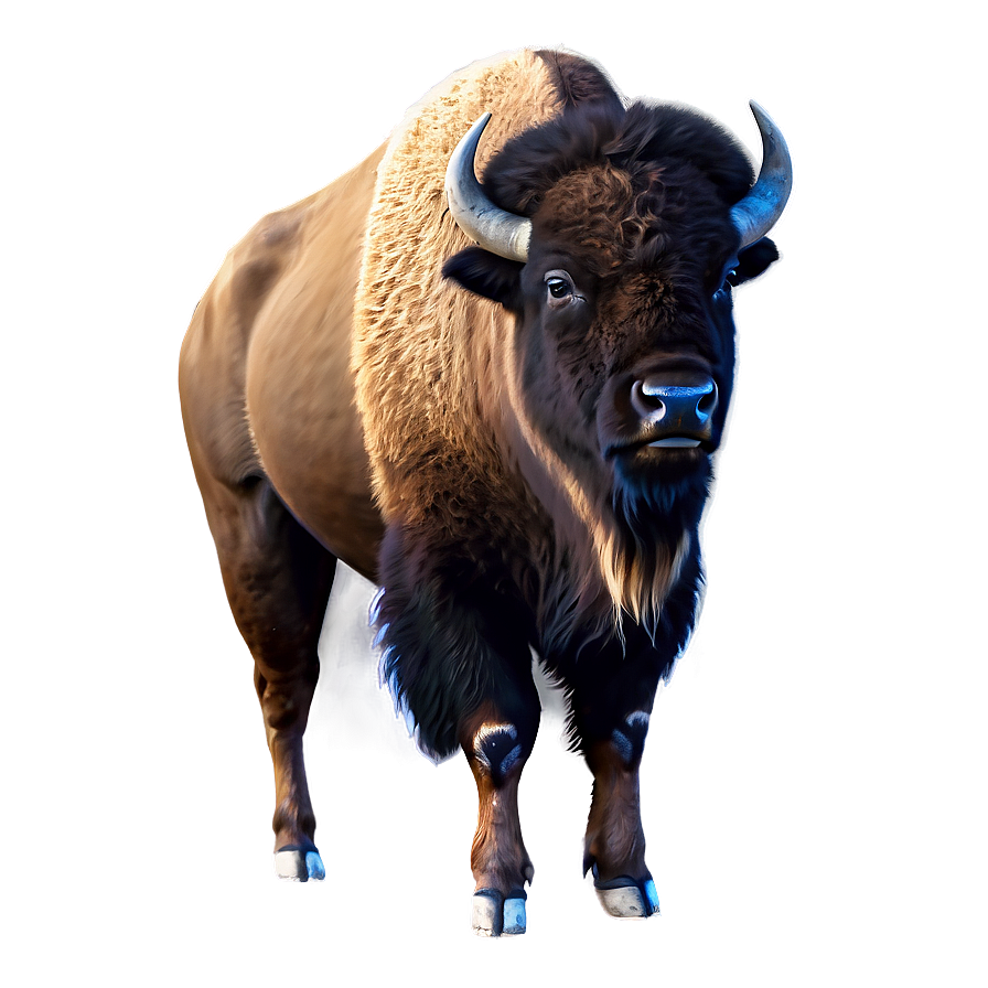 Bison Digital Artwork Png Its14