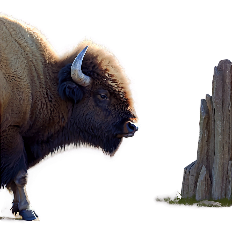 Bison Digital Artwork Png Llr