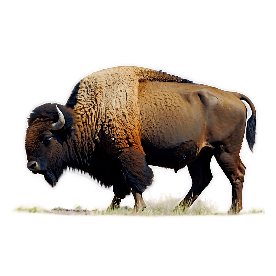 Bison In Yellowstone Park Png Ynj