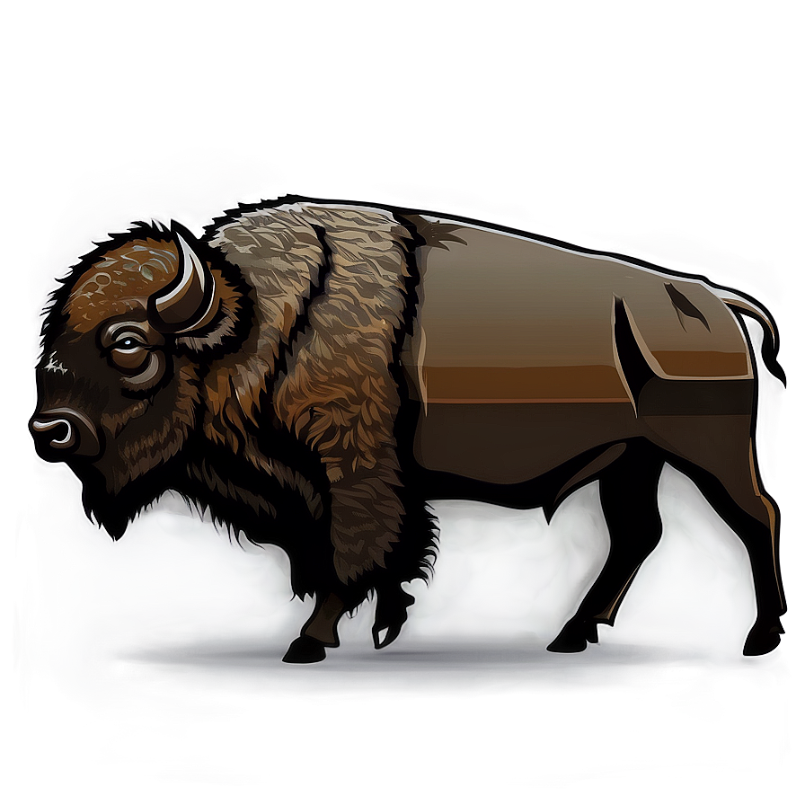 Bison Outline Vector Png 06112024