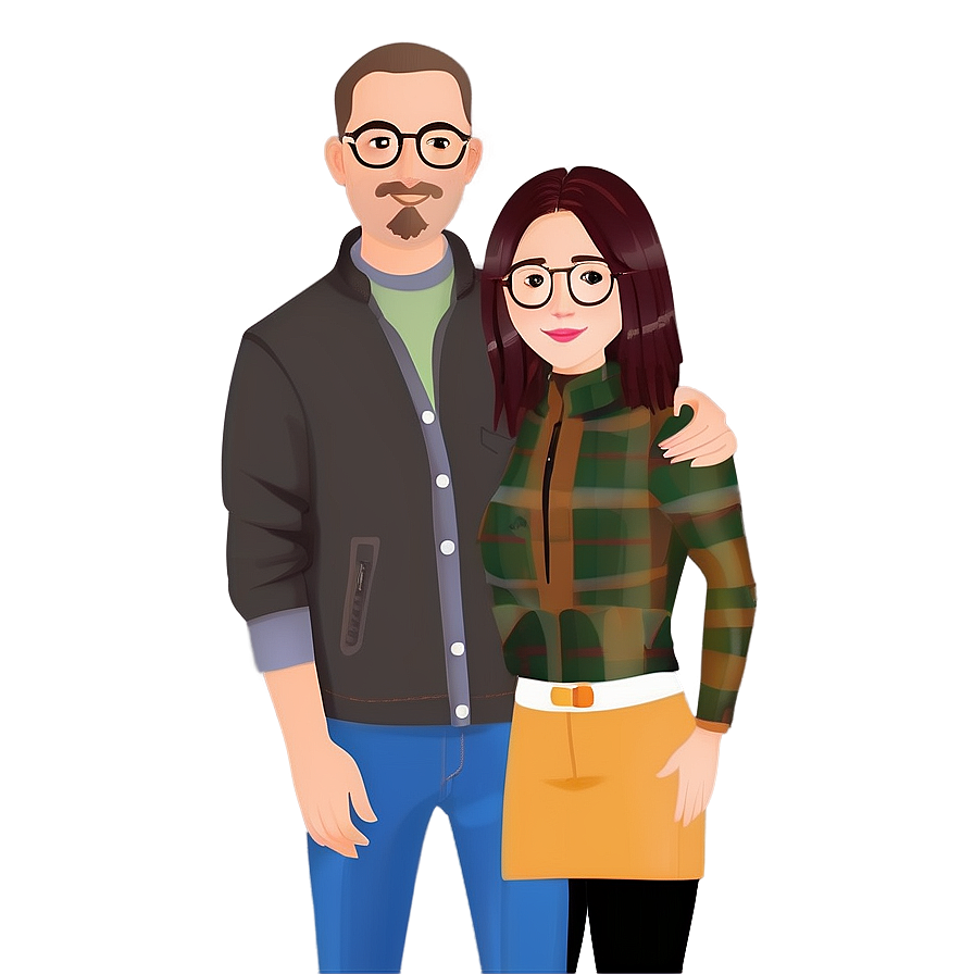 Bitmoji Couple Avatar Png 68