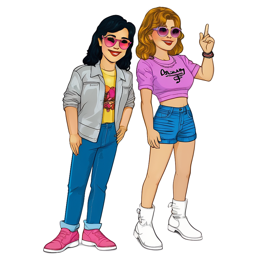 Bitmoji Retro 80s Look Png Hpy