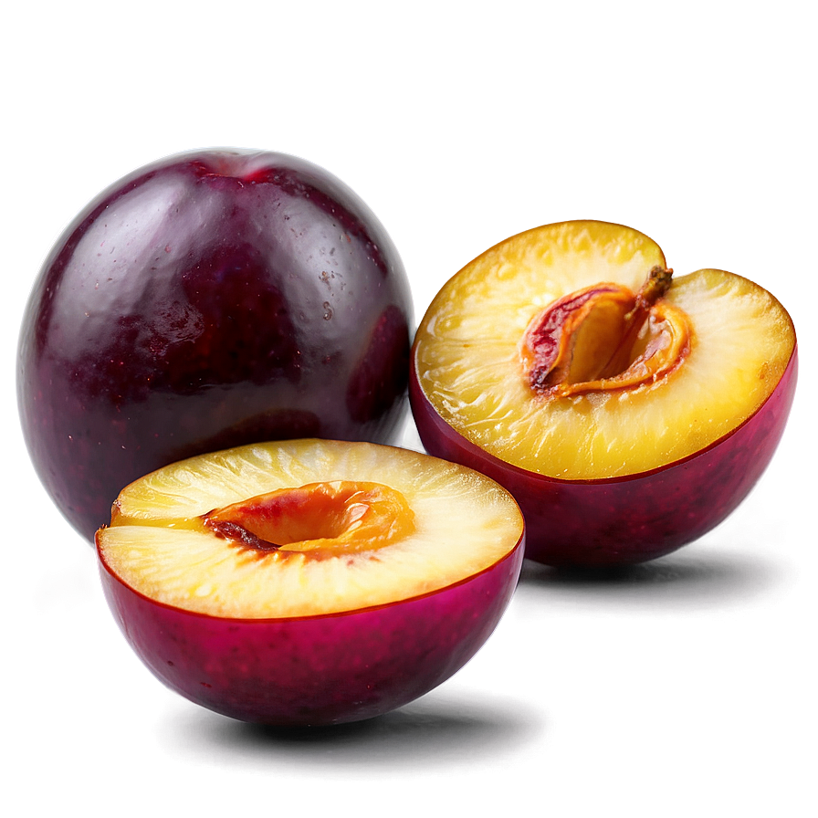 Bitten Plum Png 37