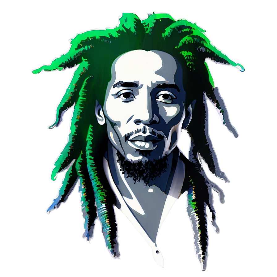 Black And White Bob Marley Png Fyo35