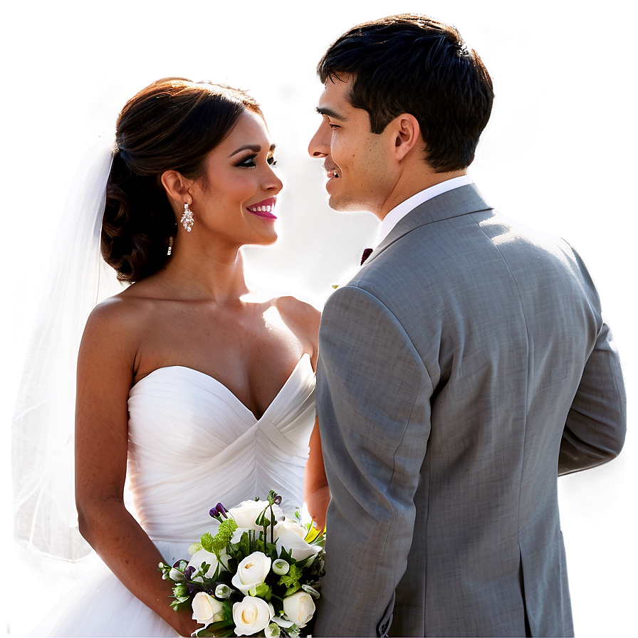 Black And White Bride And Groom Png 06262024 Image