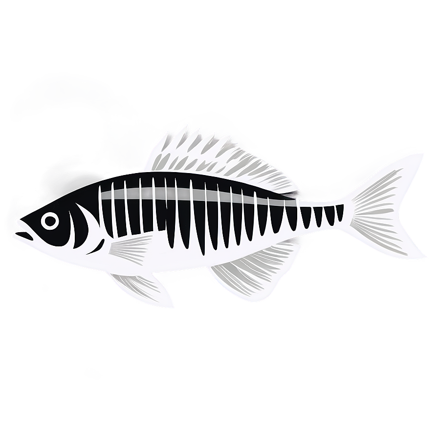 Black And White Fish Transparent Png 70