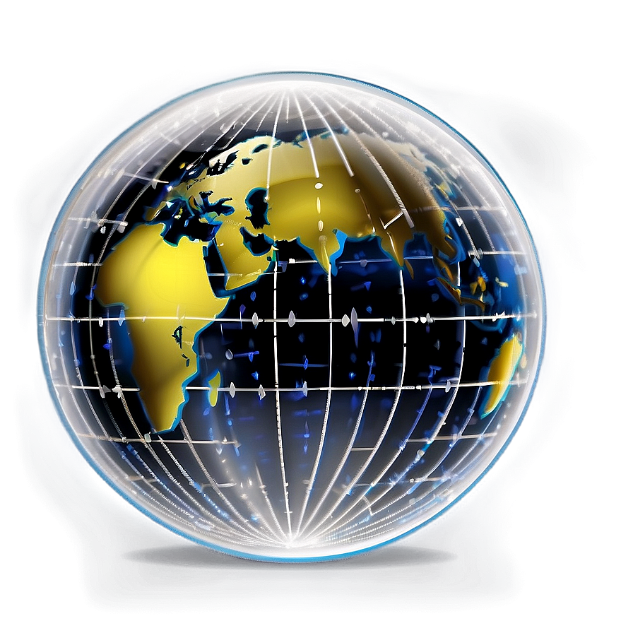 Black And White Globe Clipart Png 87