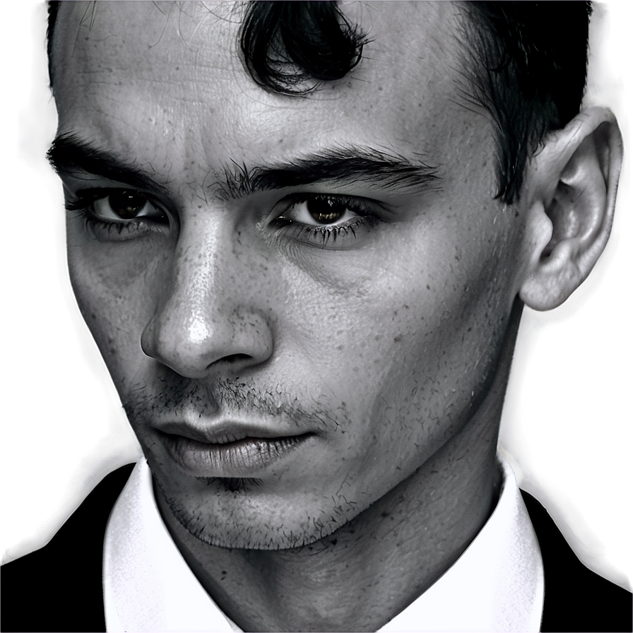 Black And White Headshot Png Tve