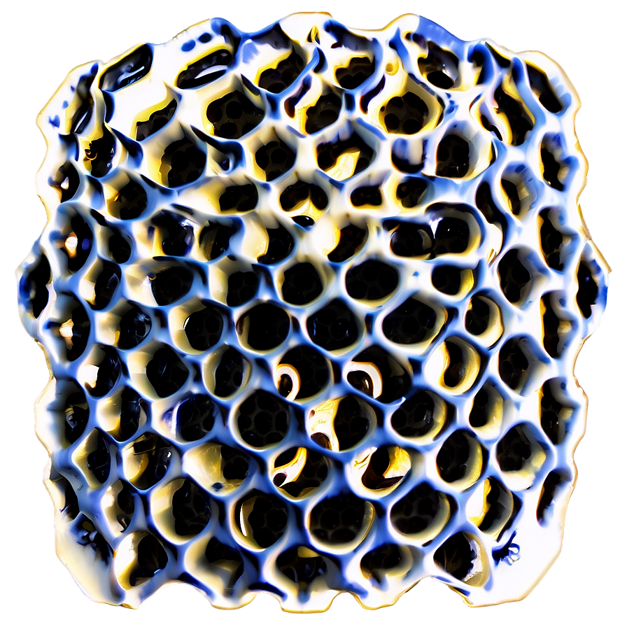 Black And White Honeycomb Png 43