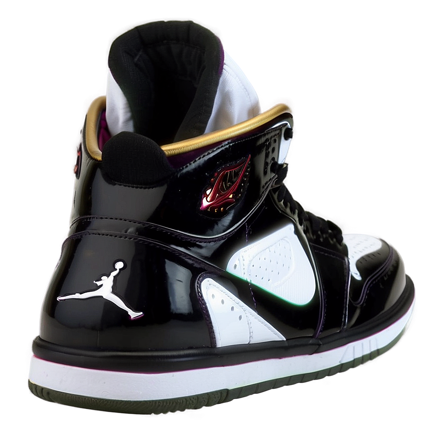 Black And White Jordan Shoes Png Hnb